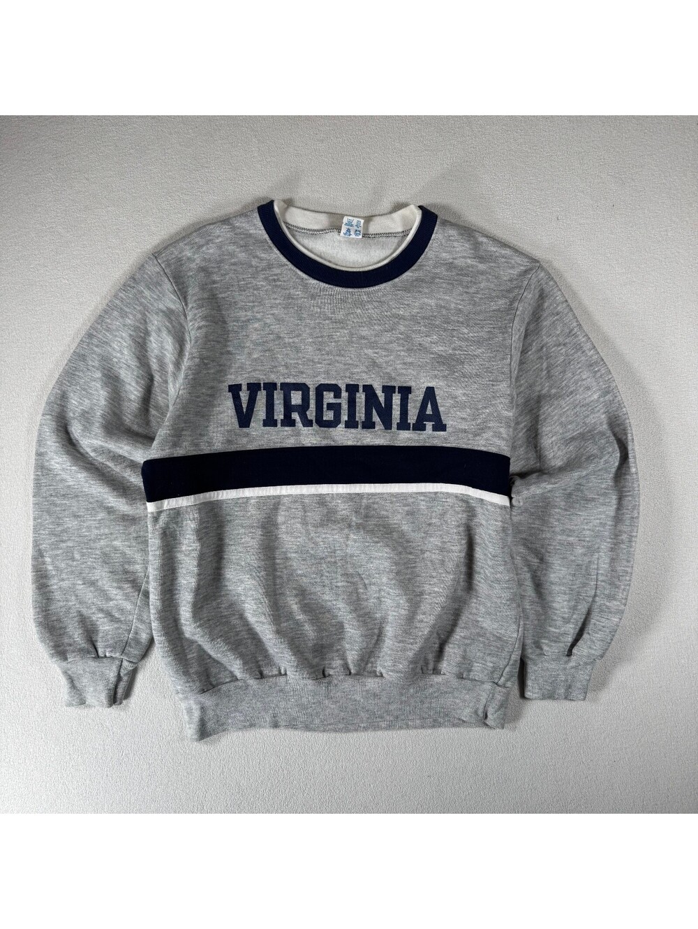 Vintage 70s/80s Champion Vintage Virginia Grey Crewneck Sweatshirt Large